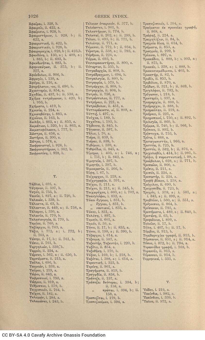 24,5 x 15 εκ. 4 σ. χ.α. + [VI] σ. + 1072 σ. + 2 σ. χ.α., όπου στο verso του εξωφύλλου ίχνος